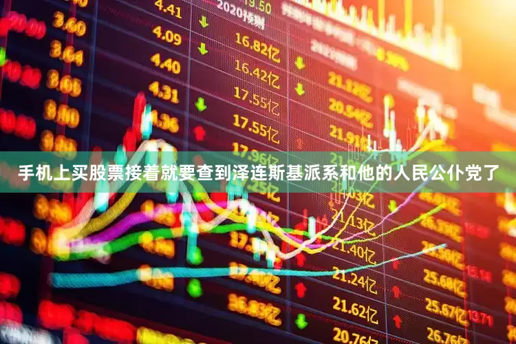 手机上买股票接着就要查到泽连斯基派系和他的人民公仆党了