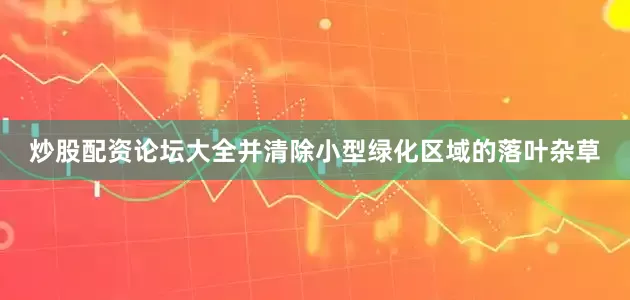 炒股配资论坛大全并清除小型绿化区域的落叶杂草